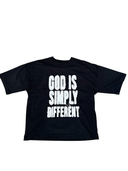 God Is Simply Different (Distressed Embroidery)